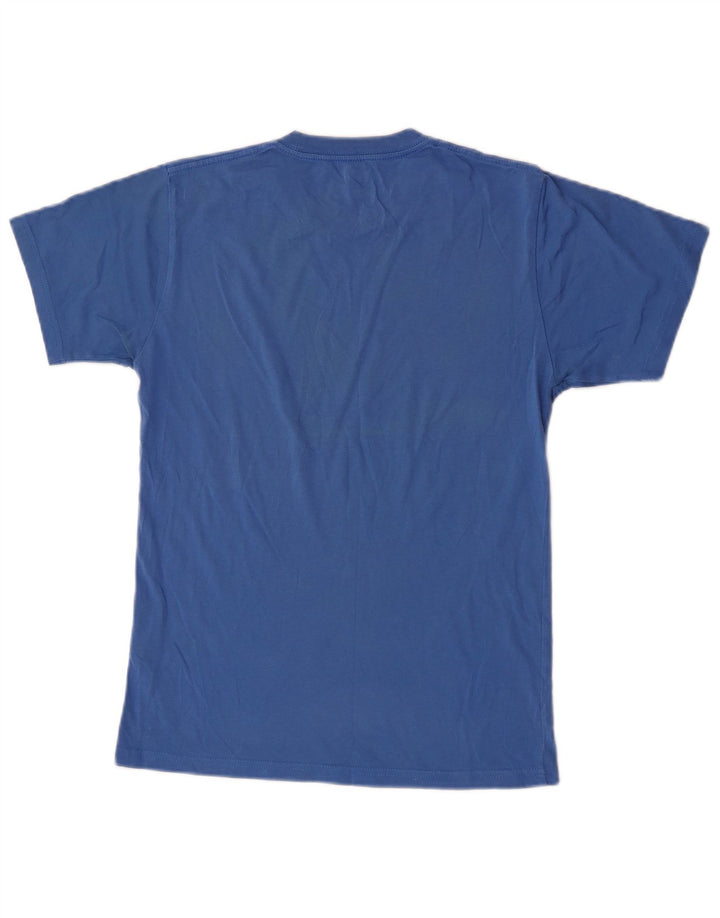Vans Hombre Classic Fit Camiseta Top Pequeño Algodón Azul