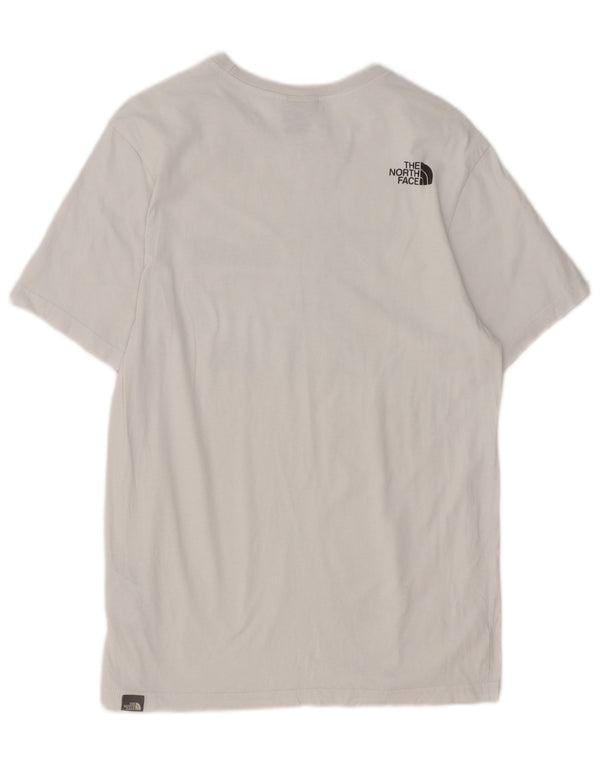 The North Face Camiseta gráfica para hombre Top Small White Cotton
