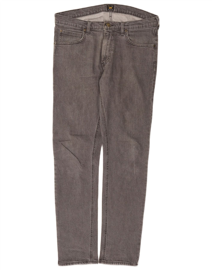 Lee Jeans Luke Slim para Hombre W34 L32 Algodón Gris