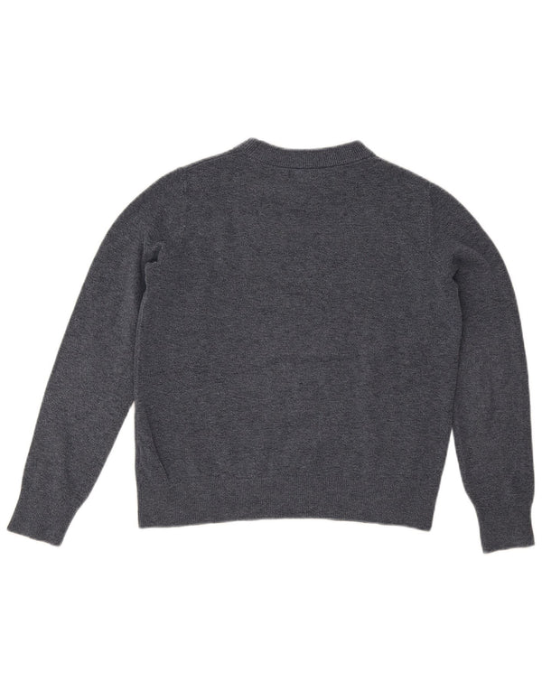 Marks & Spencer Jersey con Cuello Barco para Mujer UK 10 Small Azul Marino