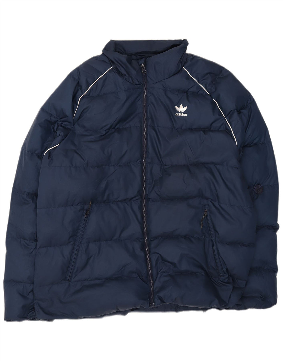 Adidas Chaqueta acolchada para hombre UK 42 XL Azul marino Poliéster