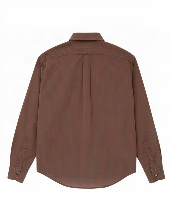 Camisa Harmont & Blaine Hombre XL Algodón Rayas Marrón