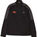 ADIDAS Hombre Aeroready Graphic Chándal Top Chaqueta Grande Poliéster Negro