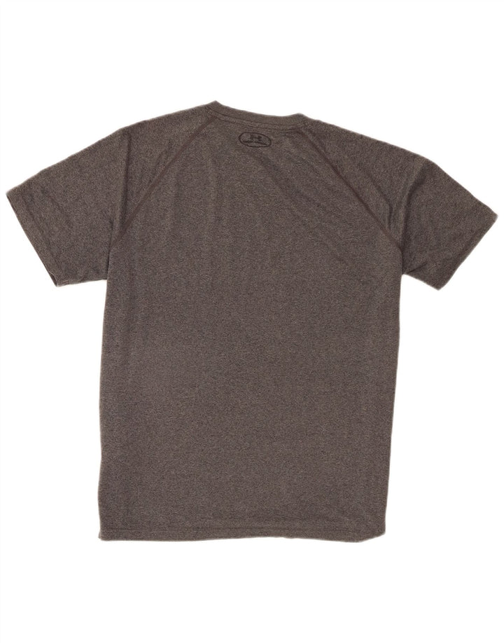 Under Armour - Camiseta para hombre, talla grande, poliéster moteado gris