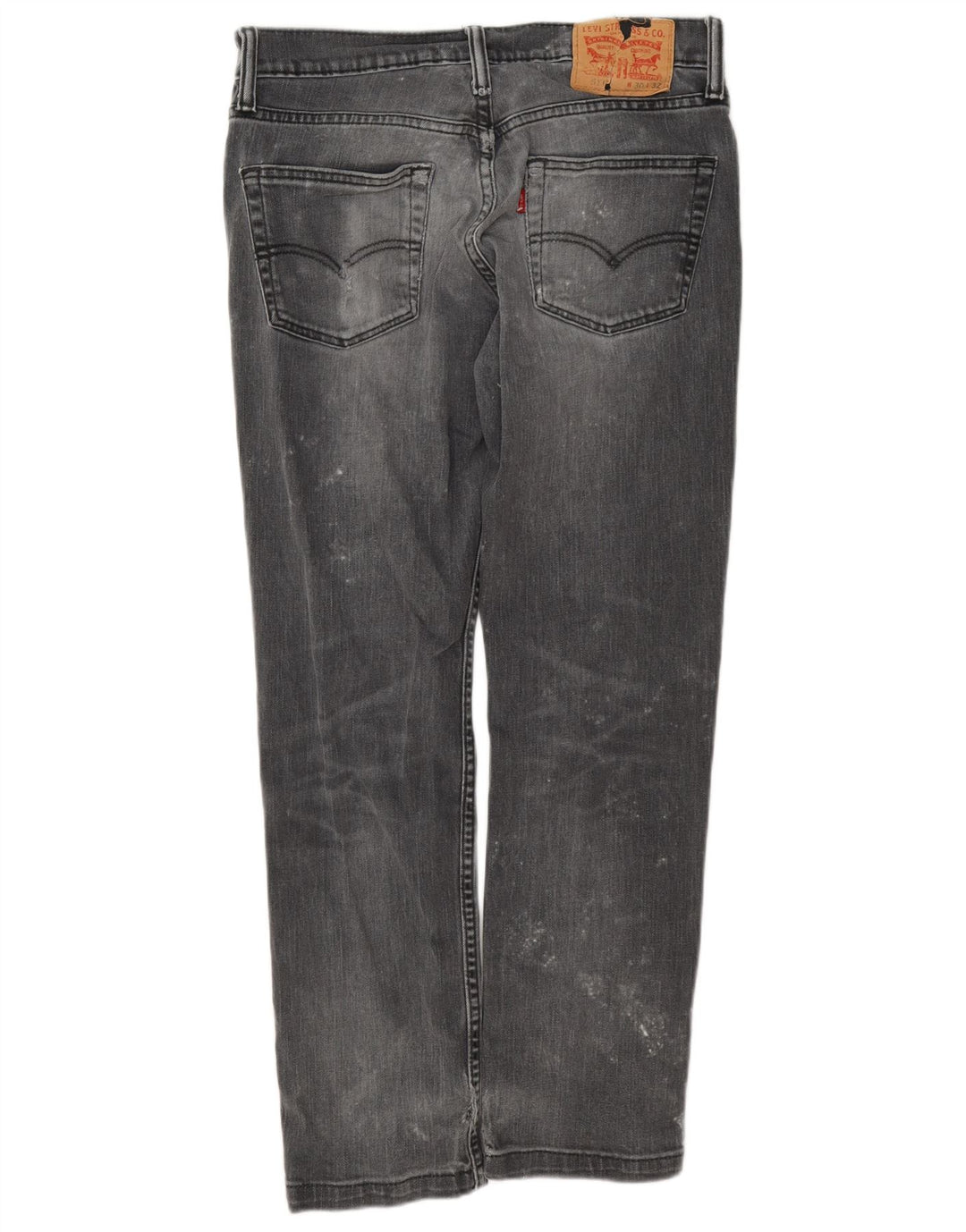 Levi's Mujer 511 Slim Jeans W30 L28 Algodón Gris