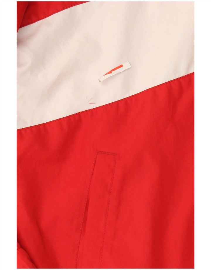 Nike - Chaqueta de chándal gráfica para niños de 10 a 11 años, color rojo mediano