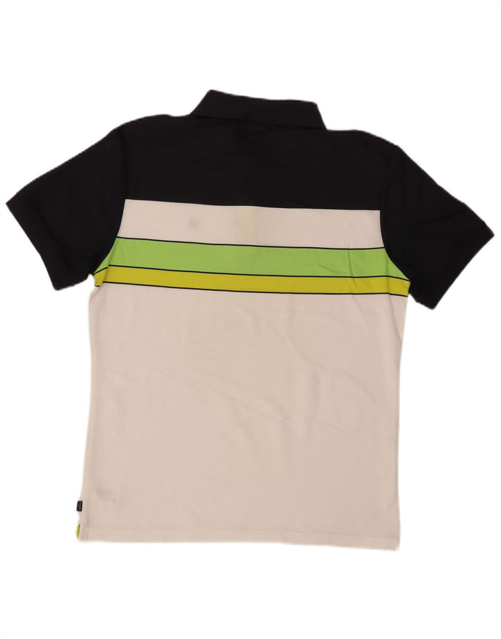 Polo Calvin Klein para hombre Poliéster con bloques de color blanco mediano