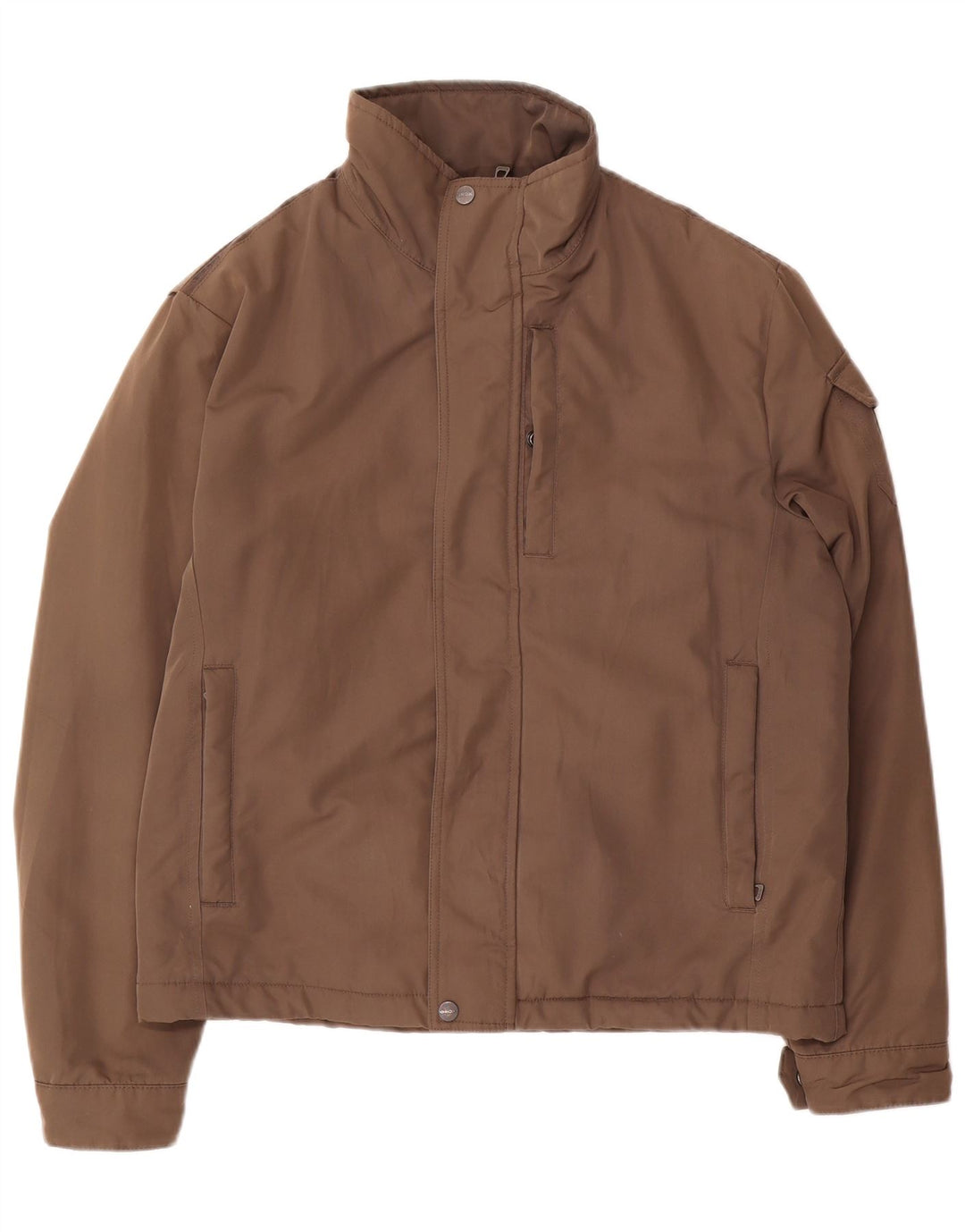 Geox Mens Respira Bomber Jacket UK 40 Large Marrón Poliéster