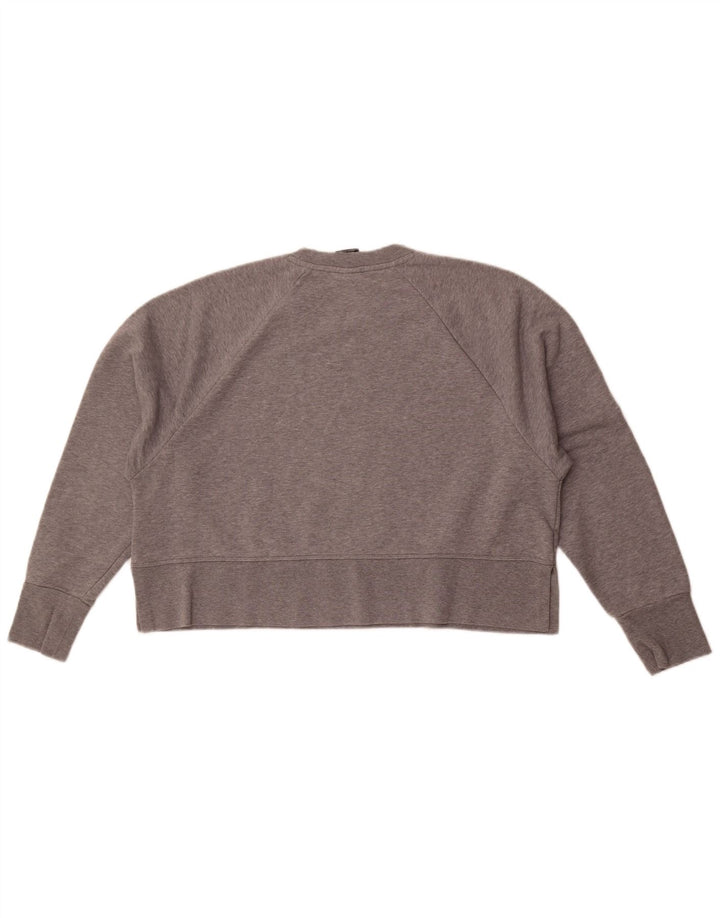 Nike Dri Fit Graphic - Sudadera extragrande para mujer, talla 40, color gris medio