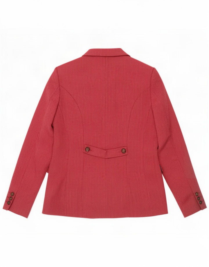 Joe Browns Chaqueta tipo blazer para mujer UK 42 Poliéster en espiga rosa medio