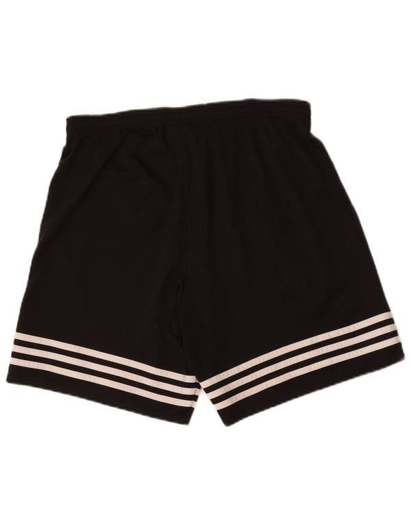 Adidas Womens Climalite Sport Shorts UK 12 Medium Black Polyester