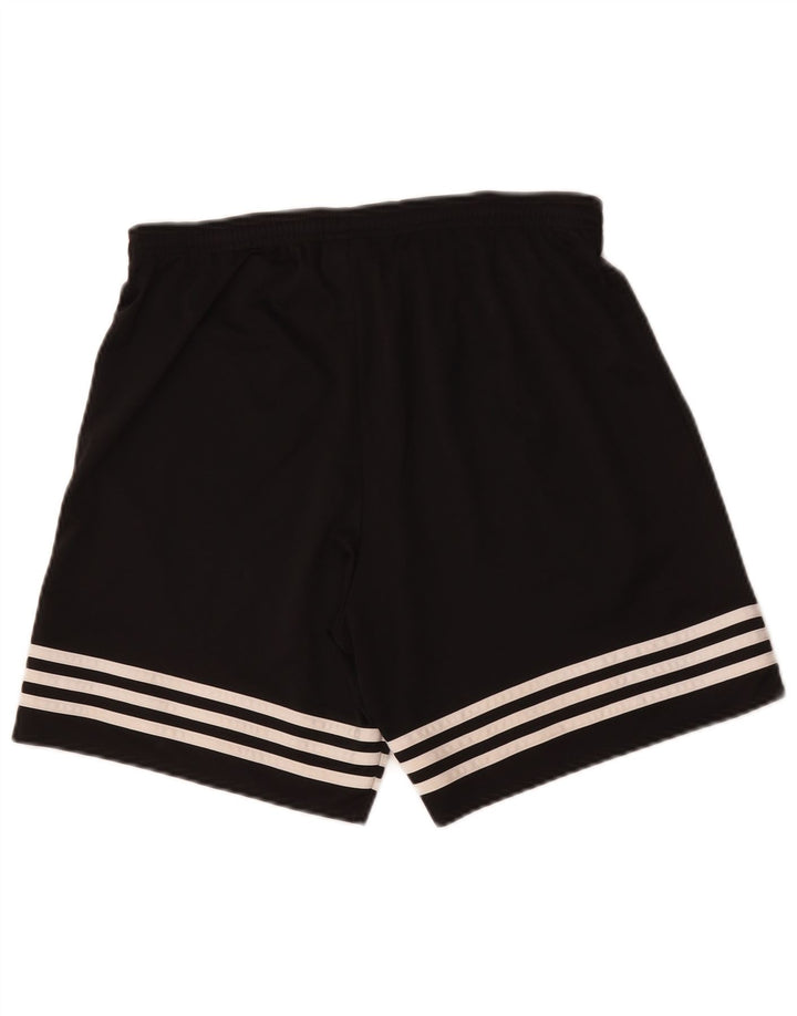 Adidas Mujer Climalite Sport Shorts UK 12 Medio Negro Poliéster
