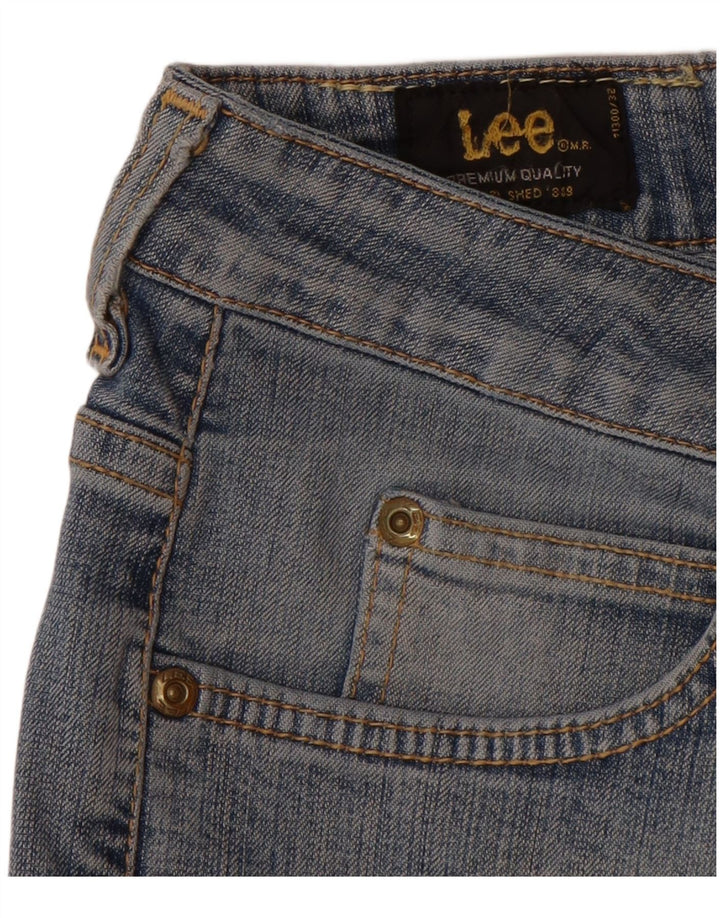 LEE Cameron Jeans Rectos para Mujer W32 L28 Algodón Azul