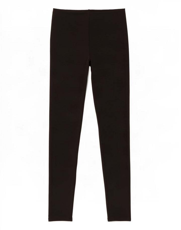 Zara Mujer Leggings UK 8 Pequeño Poliéster Negro