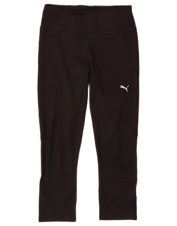 Puma Leggings Capri para Mujer UK 8 Small Poliéster Negro
