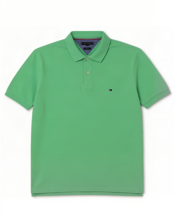 Tommy Hilfiger Polo Regular Fit para Hombre XL Algodón Verde