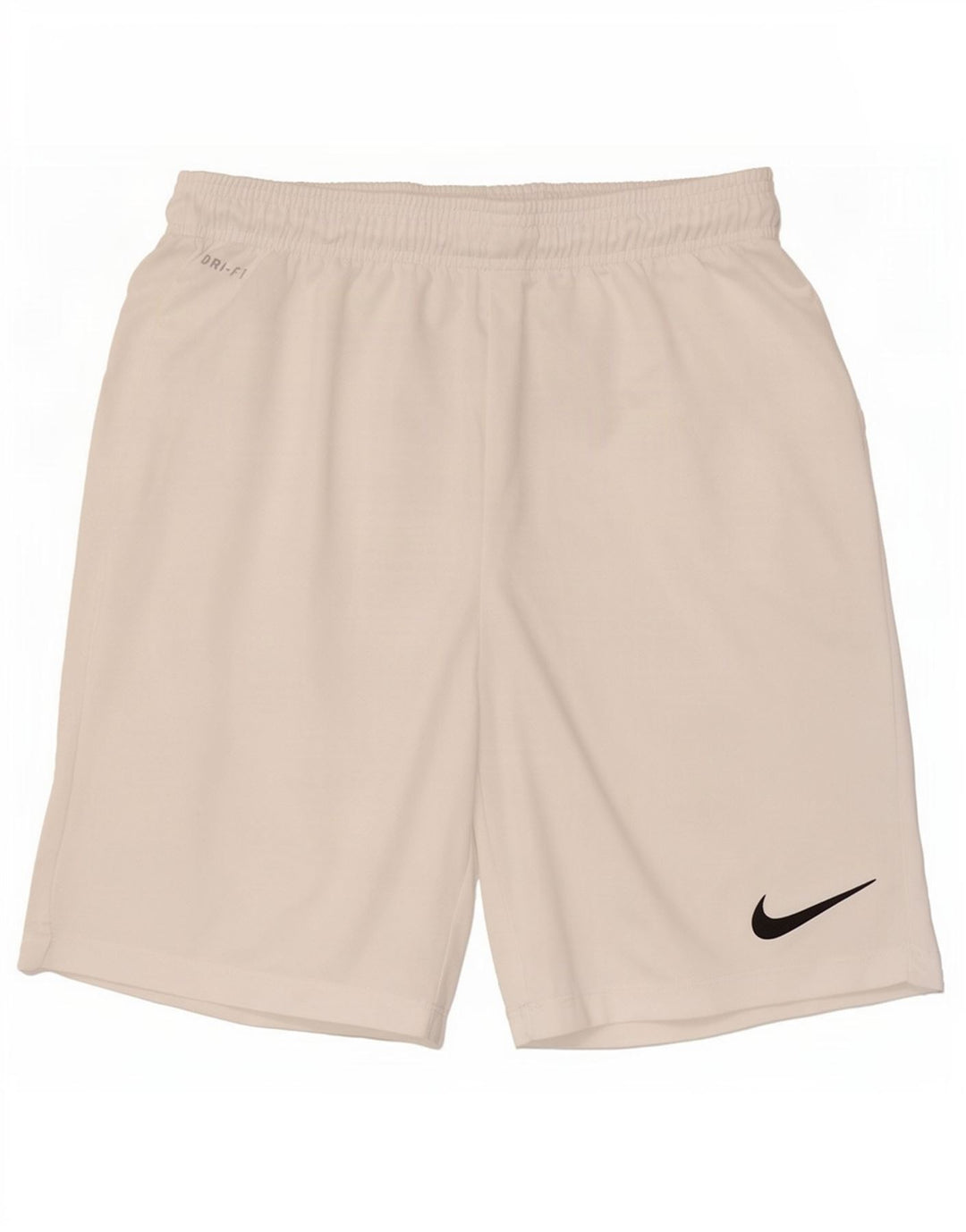 Pantalones cortos deportivos Nike Dri Fit para hombre poliéster blanco mediano