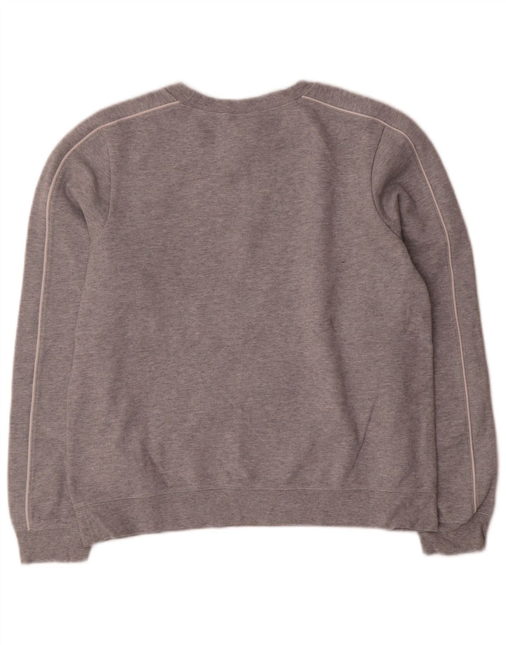 Nike - Sudadera extragrande para mujer, talla 10, algodón moteado gris pequeño
