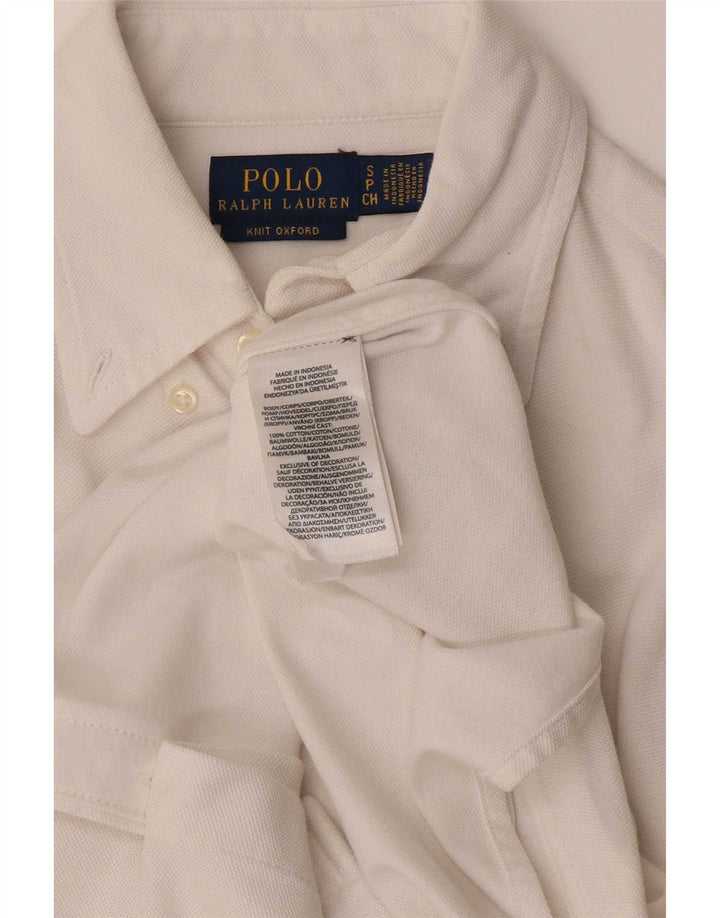 Camisa Polo Ralph Lauren Hombre Pequeña Algodón Blanco