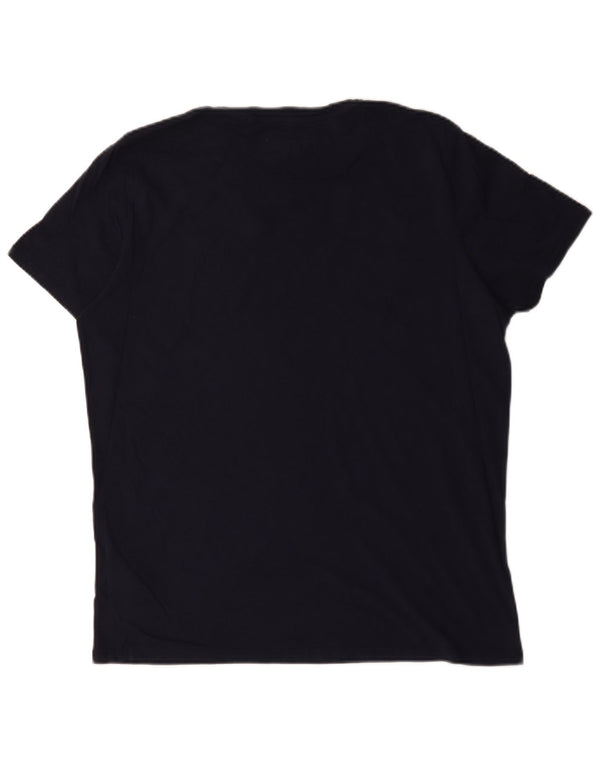 Wrangler Camiseta gráfica para hombre Top Medium Azul marino Algodón