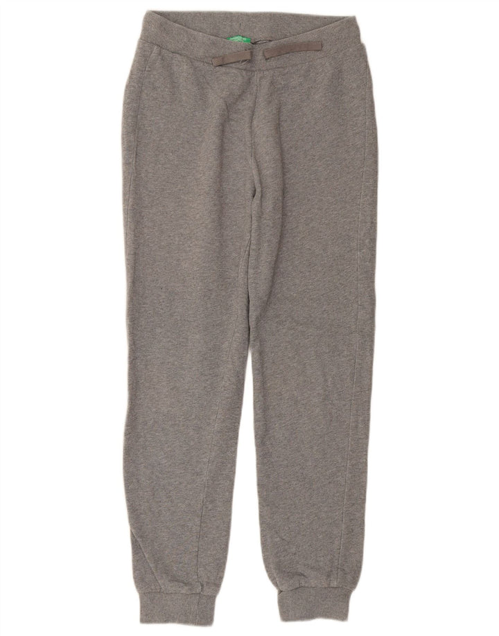 BENETTON Pantalones de chándal para niño Joggers 13-14 años 3XL Gris Algodón