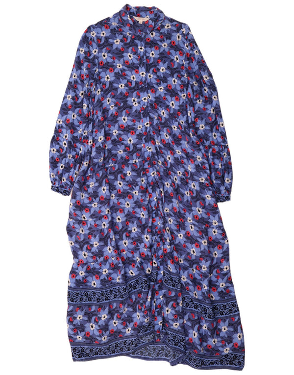 Marks & Spencer Vestido camisero de manga larga Per Una para mujer UK 40 Azul pequeño
