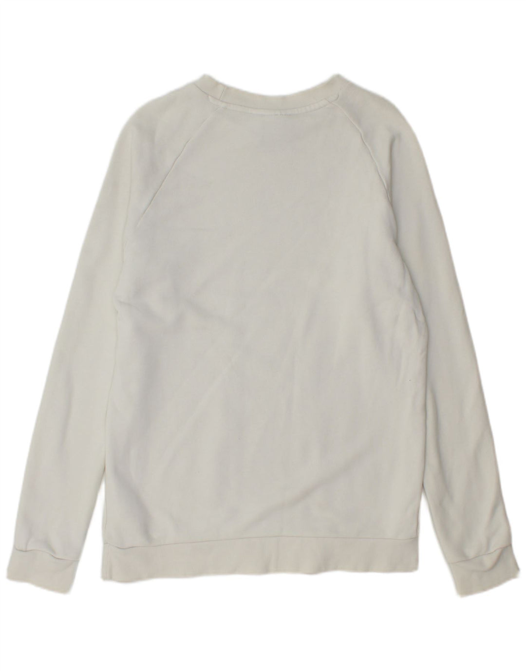 ADIDAS Hombre Sudadera Gráfica Jersey Pequeño Algodón Blanco