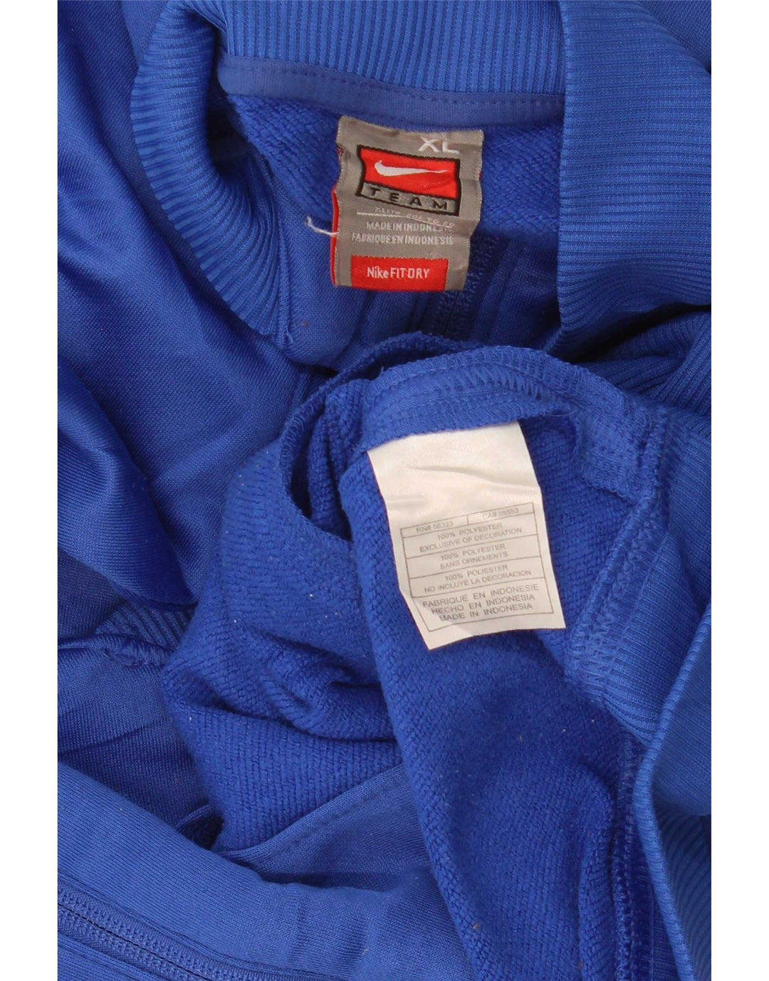 Nike - Chaqueta de chándal para mujer, talla 40, XL, color azul, poliéster