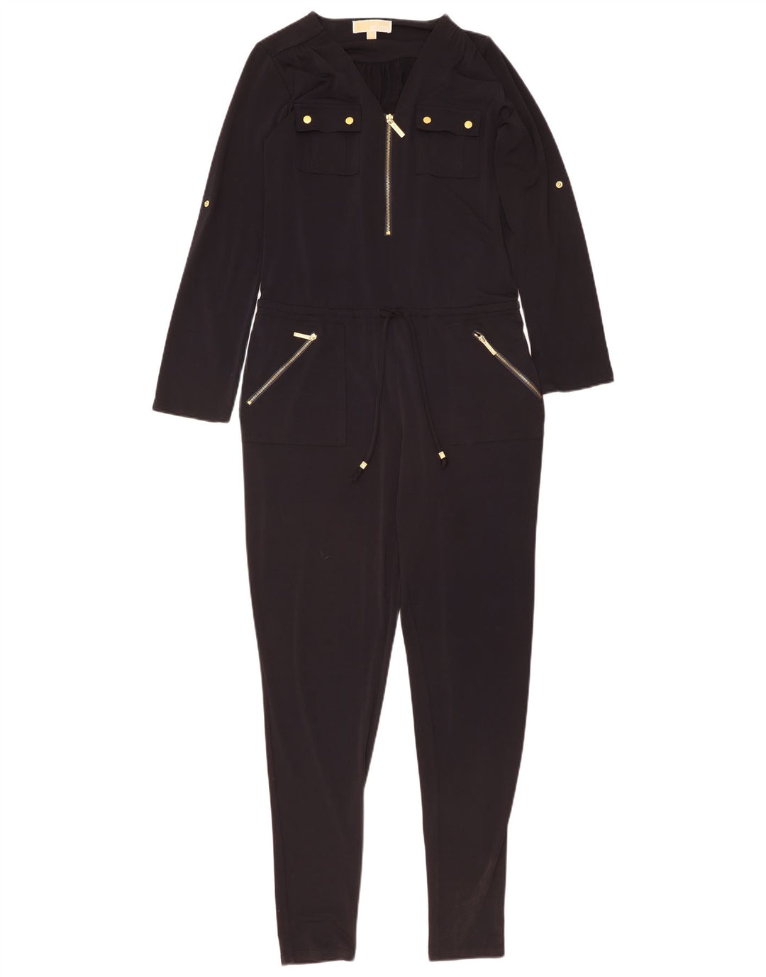Michael Kors Mono de manga larga para mujer UK 10 Small Negro