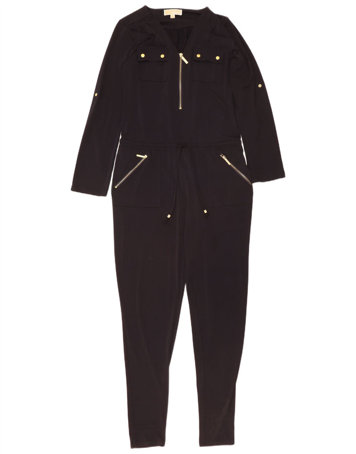 Michael Kors Mono de manga larga para mujer UK 10 Small Negro