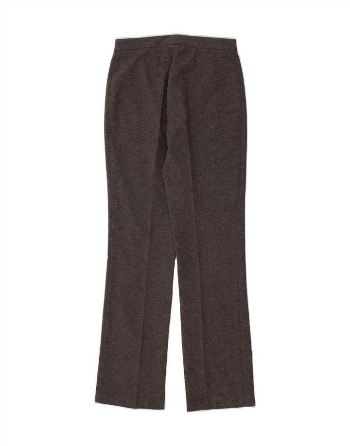 STEFANEL Womens Bootcut Suit Trousers IT 38 XS W26 L29  Grey Polyester Vintage Stefanel and Second-Hand Stefanel from Messina Hembry 