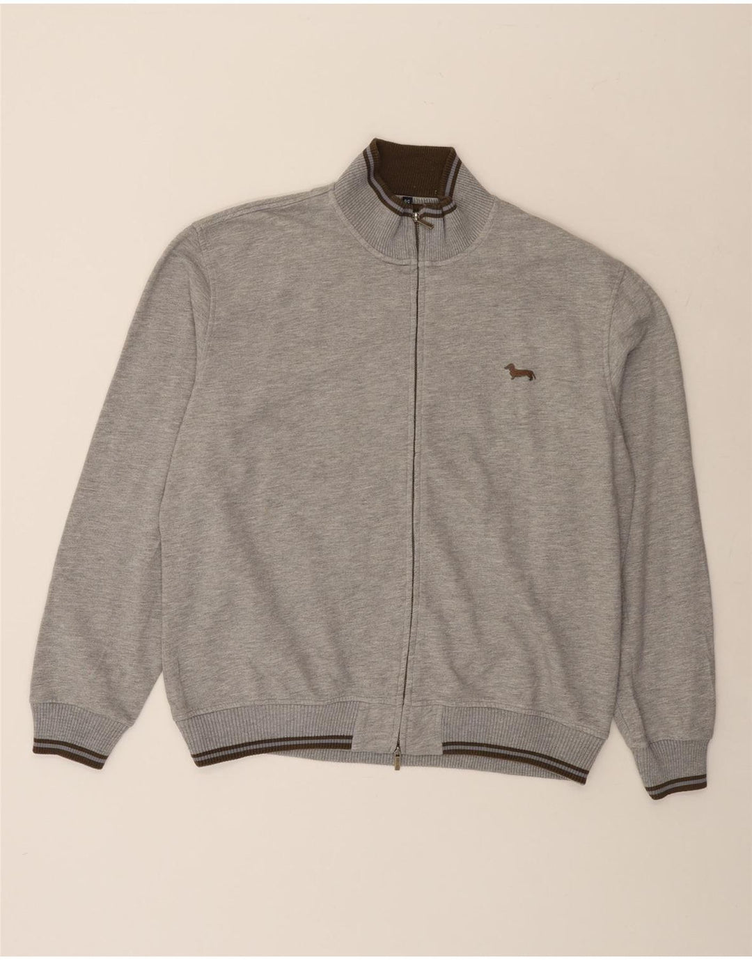 Harmont & Blaine Chaqueta de chándal de ajuste regular para hombre 3XL Gris moteado