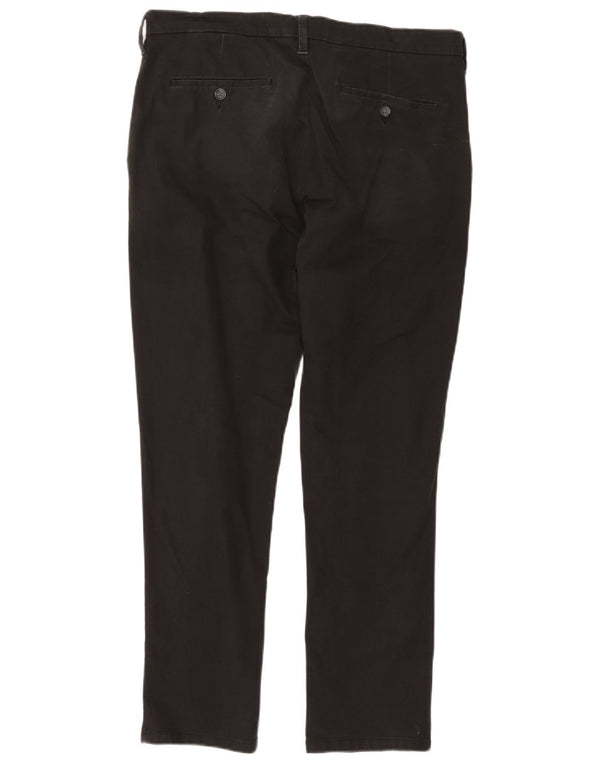 Marks & Spencer Pantalones chinos ajustados para hombre W34 L29 Algodón negro