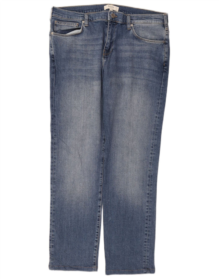 Vaqueros rectos para hombre Reiss W34 L28 Algodón azul