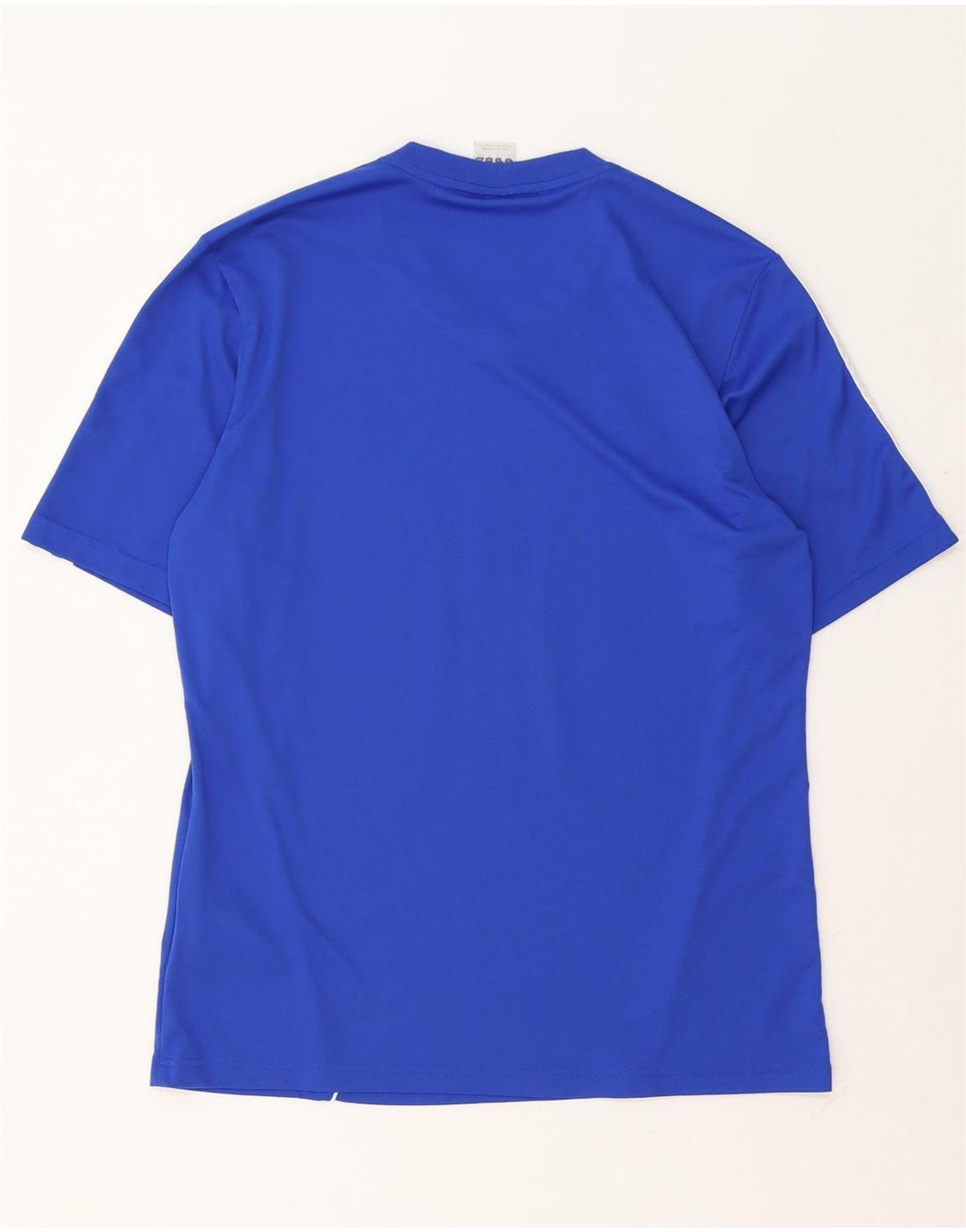 Adidas Hombres Climalite Graphic Camiseta Top Poliéster Azul Medio