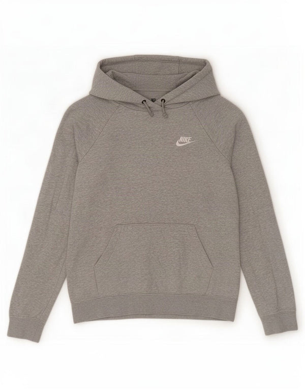 Nike - Jersey con capucha extragrande para mujer, talla 6, XS, algodón gris