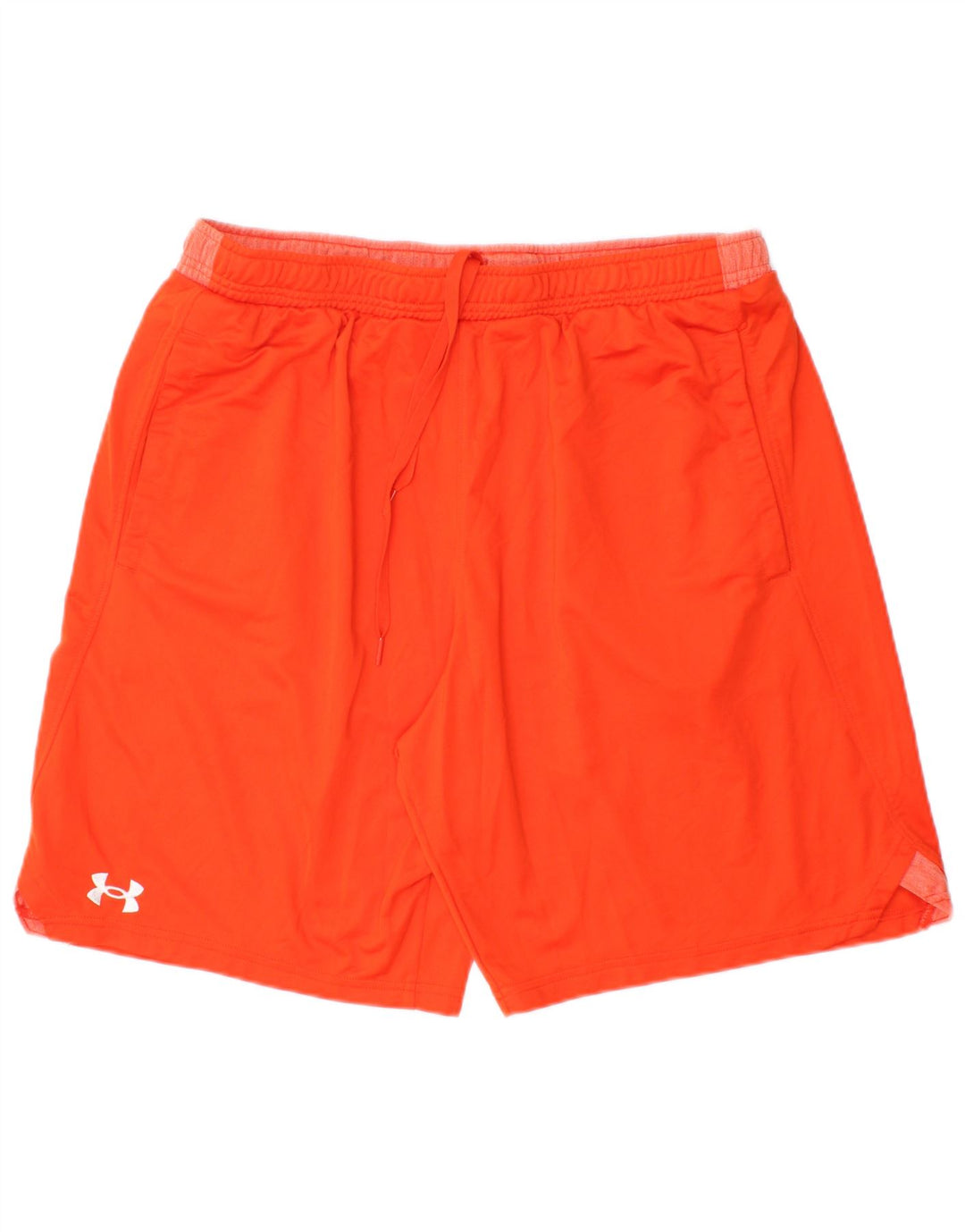 UNDER ARMOUR Pantalones cortos deportivos para hombre XL Naranja Poliéster