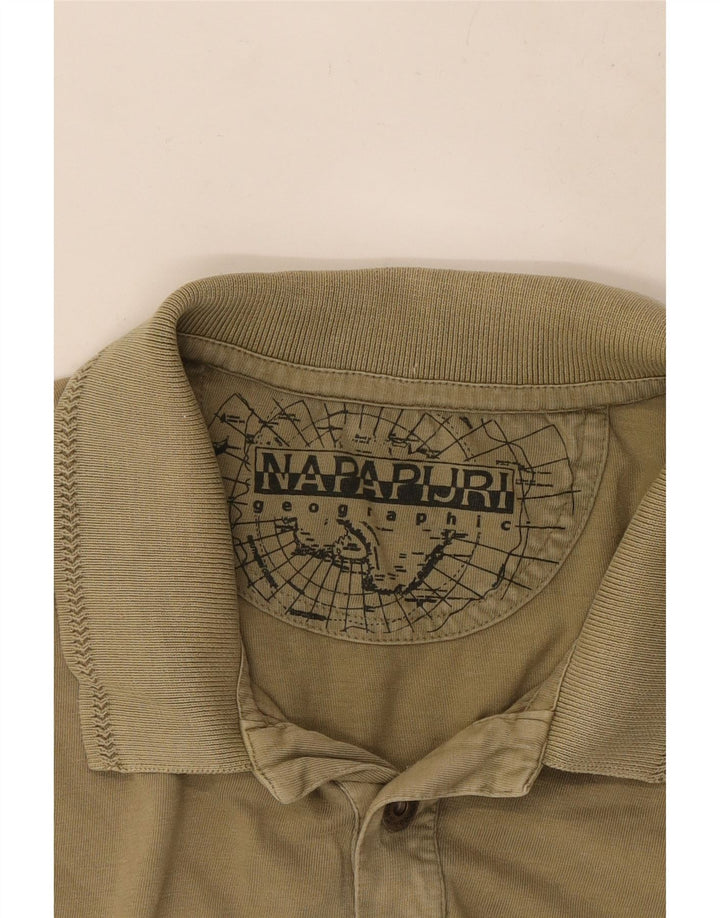 Polo Napapijri Hombre Verde Medio