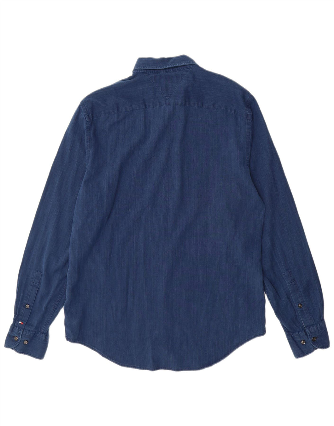 TOMMY HILFIGER Camisa New York Fit Algodón Azul Medio Hombre