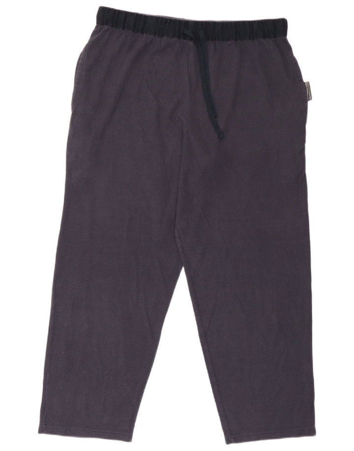 Marks & Spencer Pantalones de chándal cortos para hombre de algodón azul marino medio