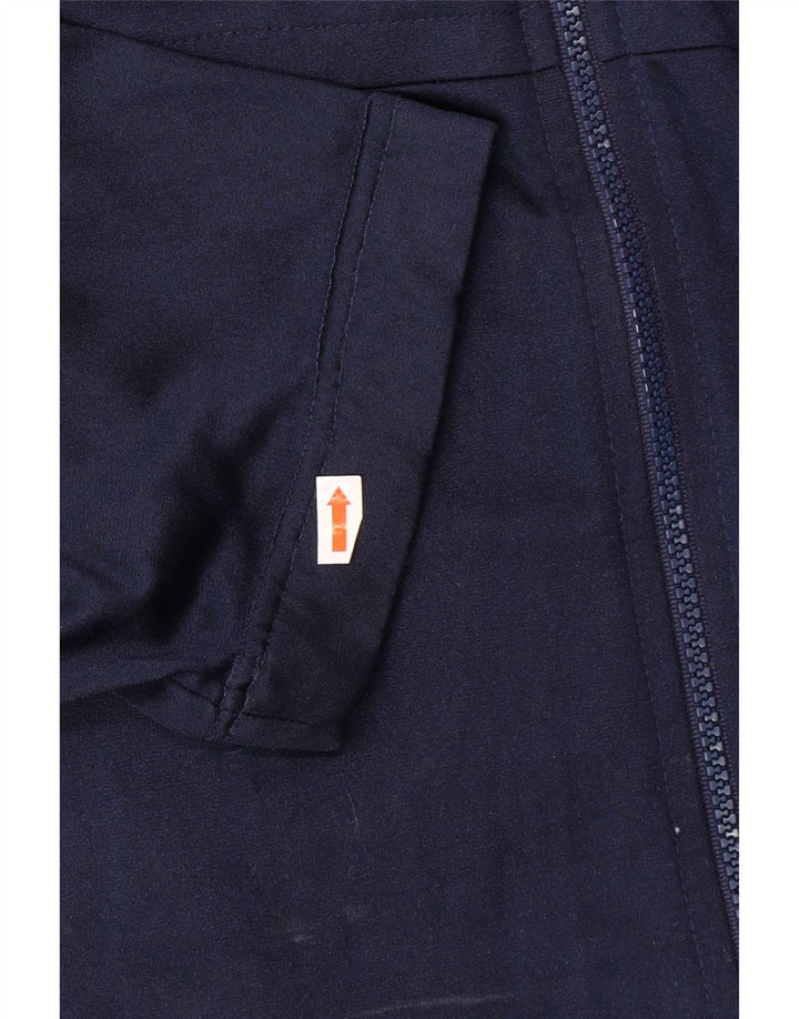 SERGIO TACCHINI Chaqueta de chándal con gráfico para hombre, talla pequeña, azul marino