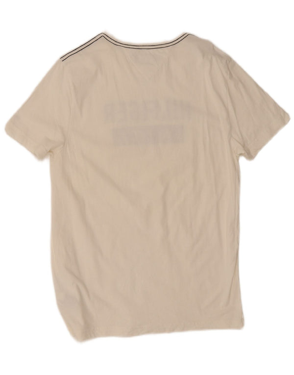 Tommy Hilfiger Camiseta gráfica para hombre Top grande de algodón blanco