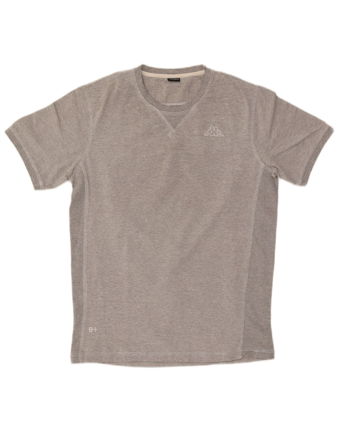 Camiseta Kappa Hombre Top Large Gris Moteado