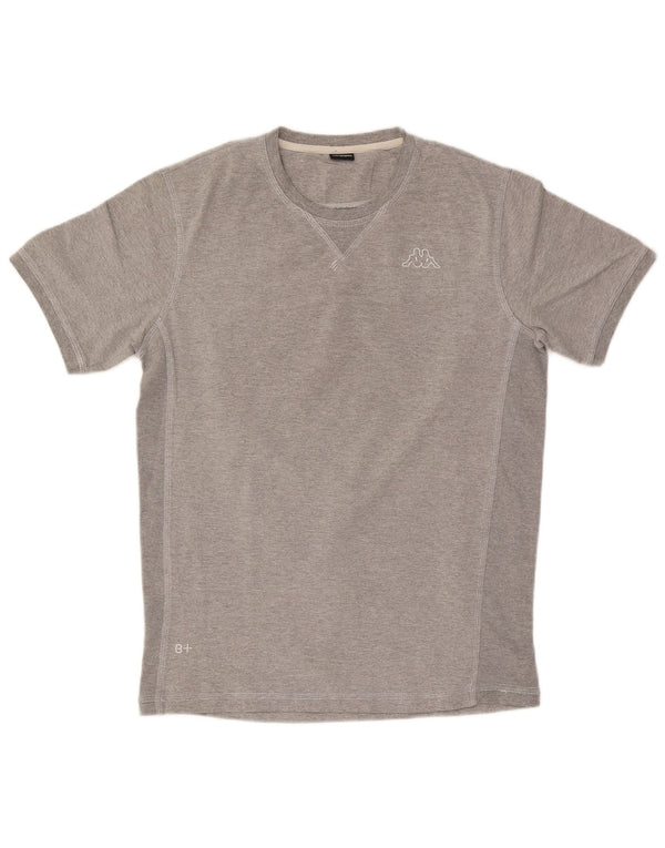Camiseta Kappa Hombre Top Large Gris Moteado