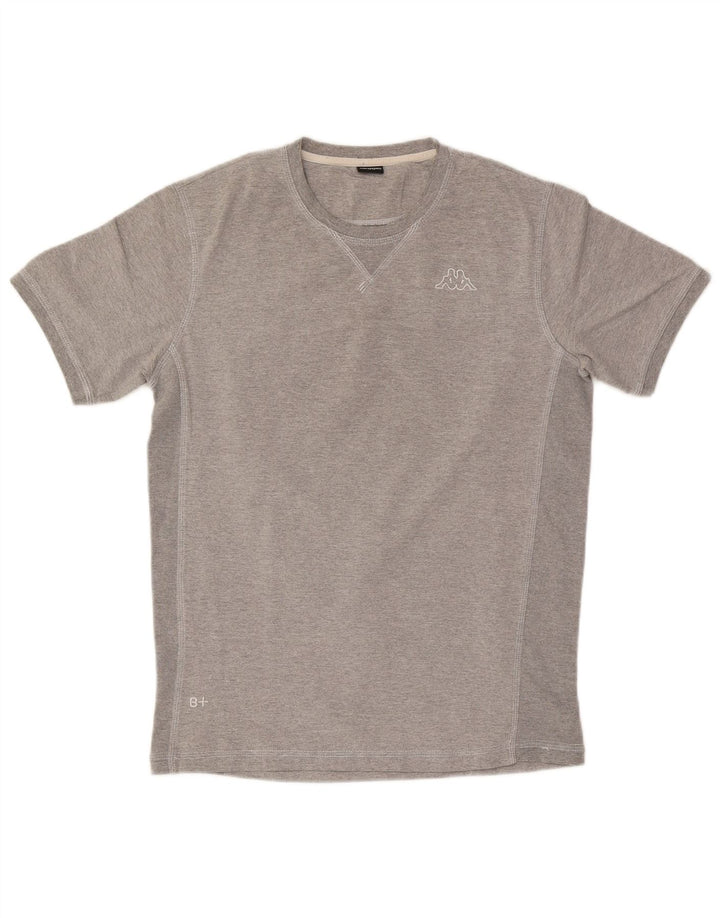 Camiseta Kappa Hombre Top Large Gris Moteado
