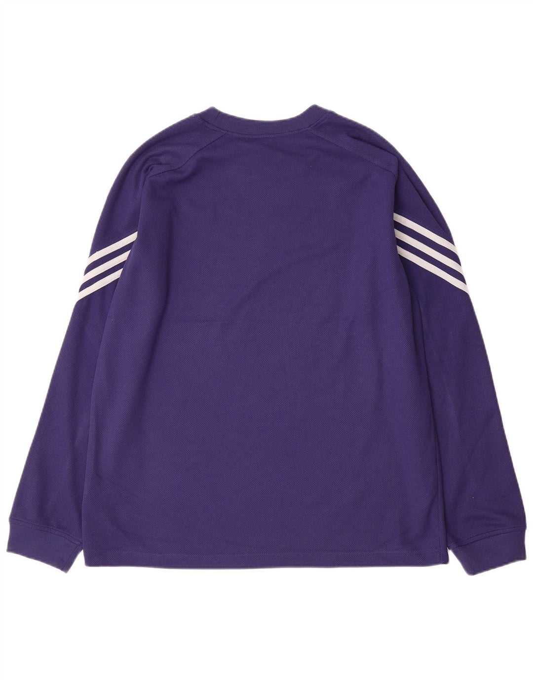 Adidas Hombre Top Manga Larga Poliéster Morado Medio