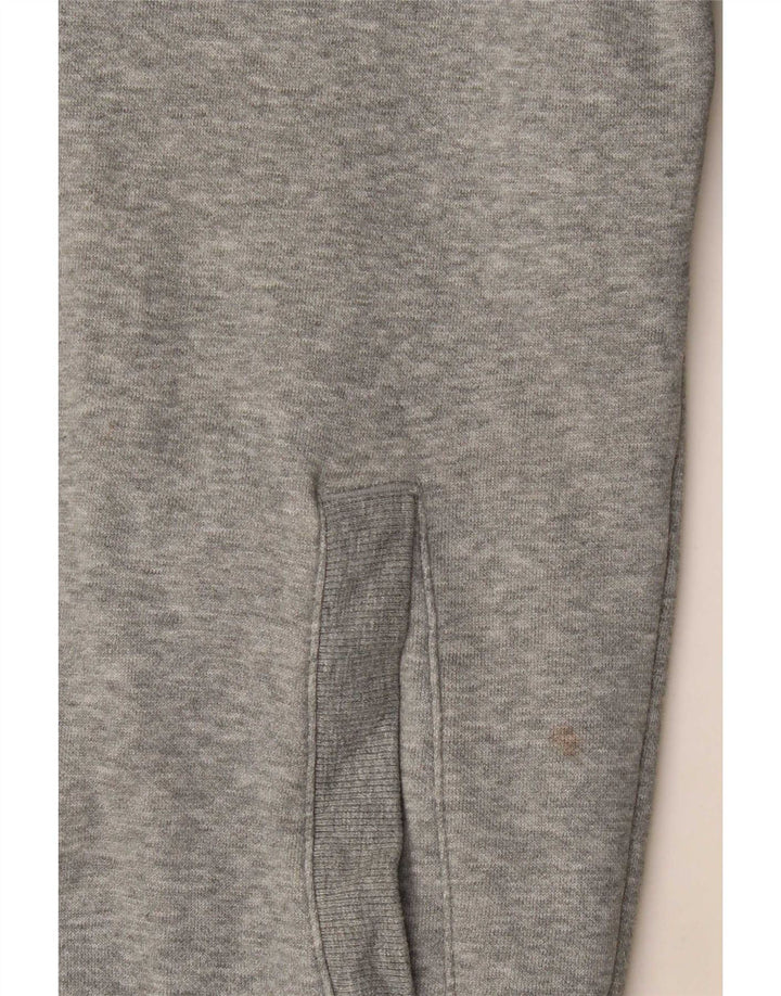 Puma Chaqueta de chándal para hombre, talla pequeña, algodón moteado gris
