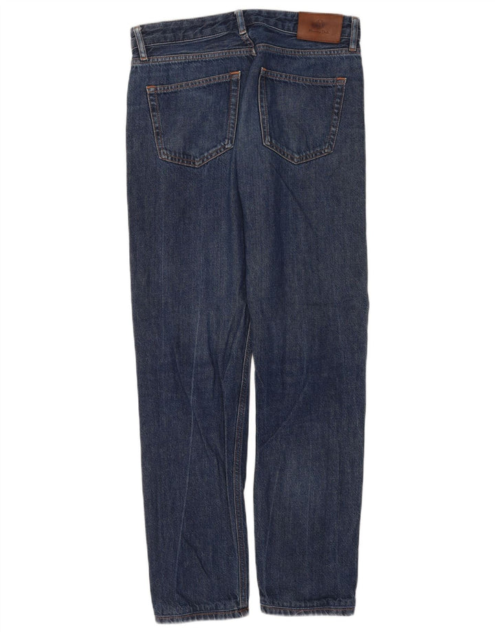 MASSIMO DUTTI Vaqueros rectos para hombre EU 38 Small W30 L30 Algodón azul