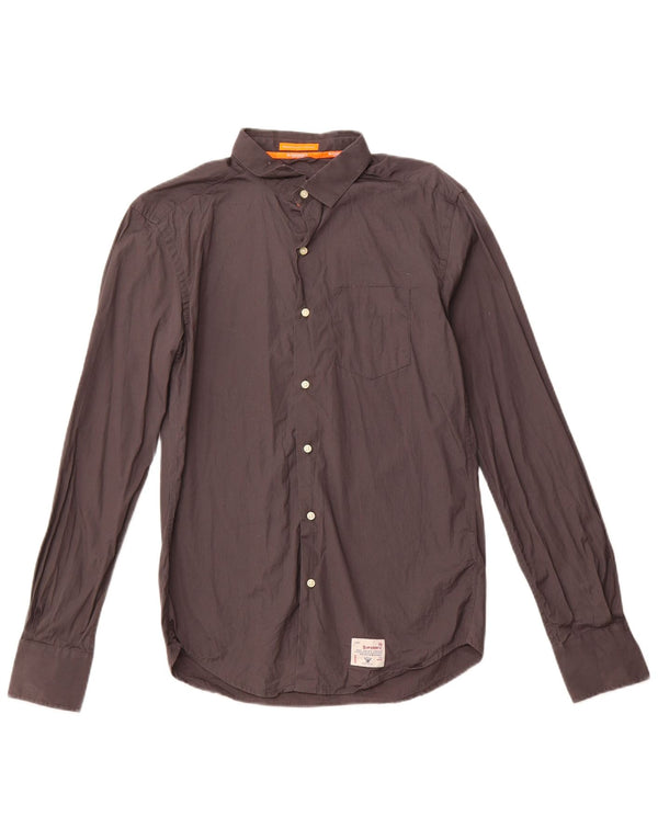 Camisa SUPERDRY Hombre Algodón Gris Medio