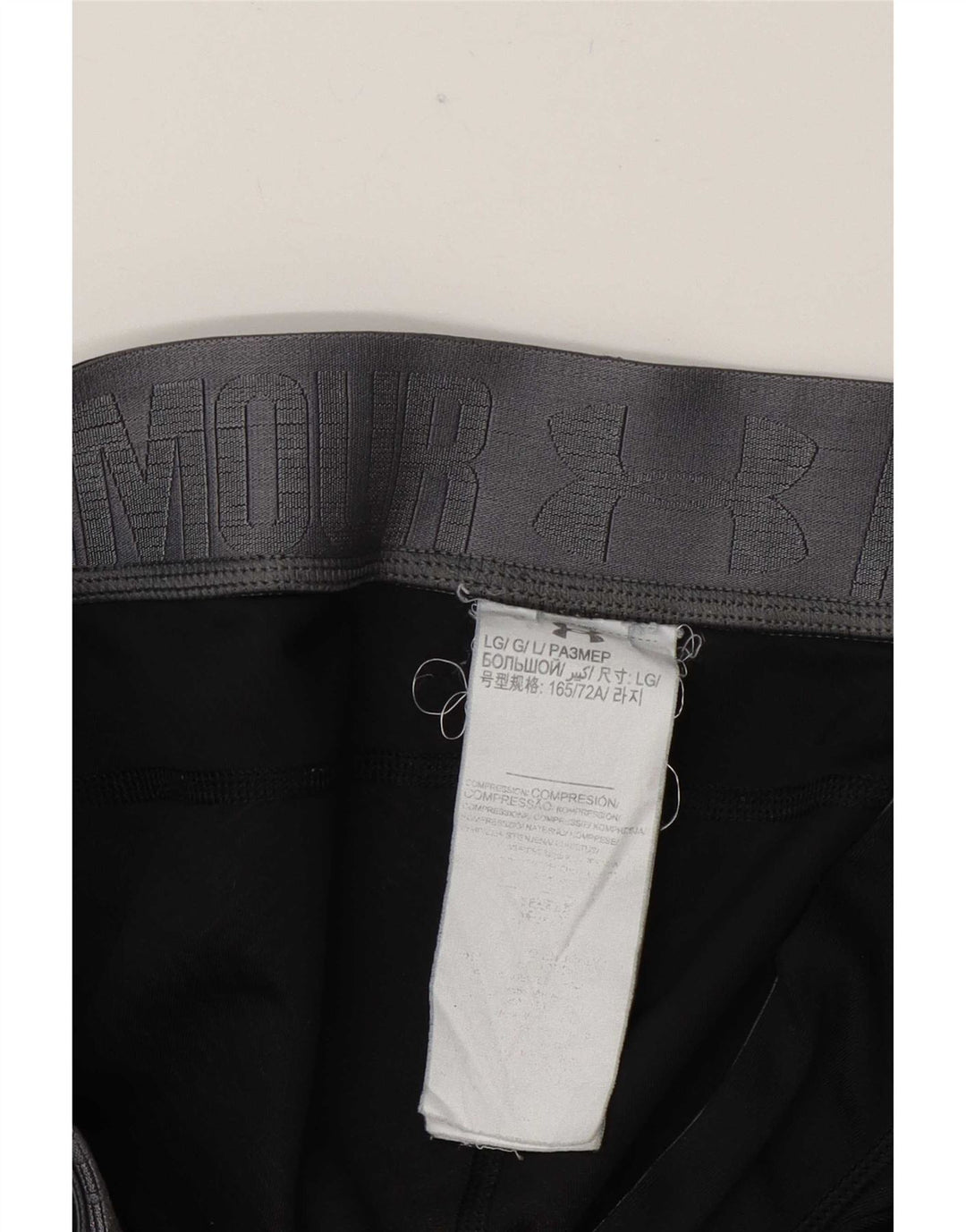 Under Armour Leggings capri para mujer UK 46 Grande Poliéster negro